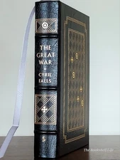 Easton Press The Great War FINE Cyril Falls Leather WWI Infantryman's Experience