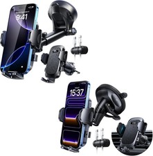 True Military Grade 360 Rotation Suction 2026 Ultimate Car Phone Holder Mount