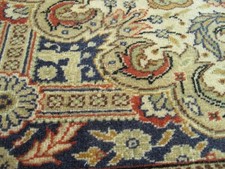 Handmade Oriental Floral Rug,6x9 Large Wool Rug Traditional Vintage Boho Carpet