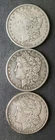 1883, 1891, and 1902 O $1 Morgan Silver Dollars