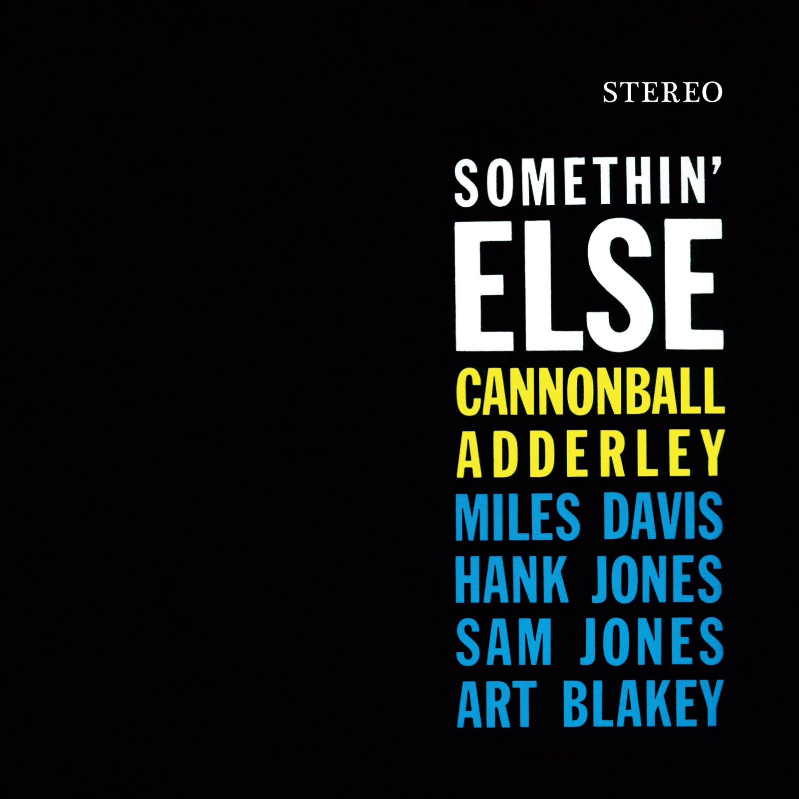 Cannonball Adderley - Somethin´ Else LP 180G Limited Crystal Clear Edition