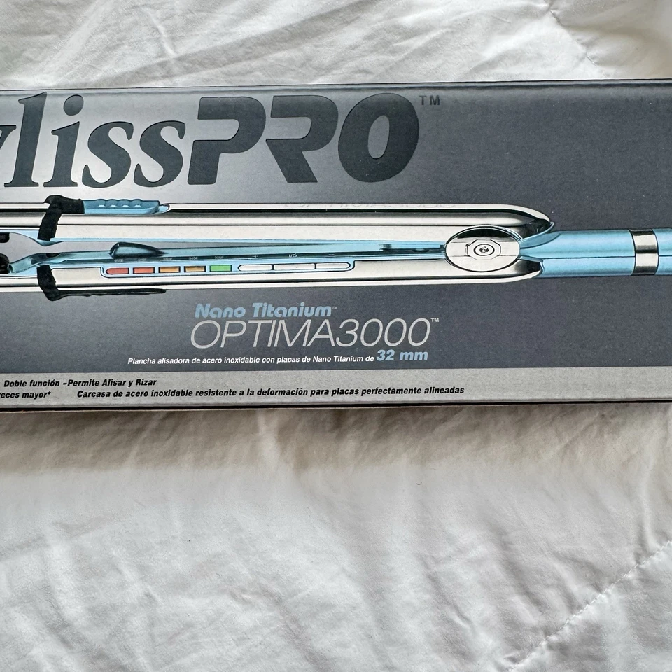 Plancha de pelo BaByliss Pro Nano Titanium Optima 3000 nueva en caja Foto 3 de 4
