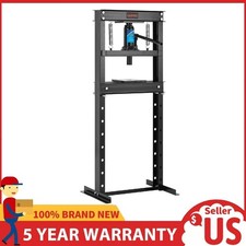 20 Ton Hydraulic Shop Press Wplates Adjustable H-frame Garage Floor Press Stand 20 Ton Hydraulic Shop Press Wplates Adjustable H-frame Garage Floor Press Stand