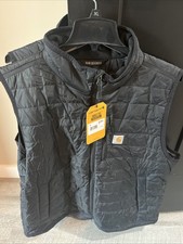 Men s Black XL Carhartt Rain Defender Lightweight Vest
