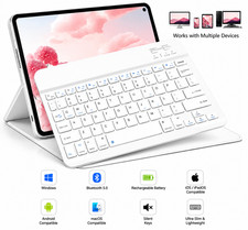 Wireless Bluetooth Keyboard For Windows PC Mac iOS Android iPhone Slim Tablet