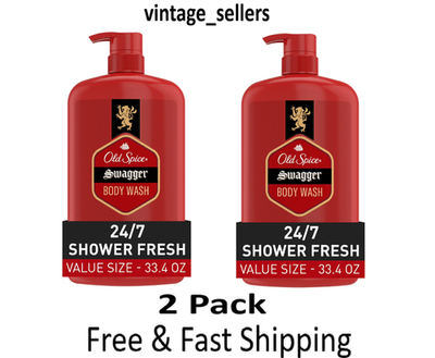 #ad Old Spice Swagger Scent of Confidence Body Wash for Men 33.4 fl oz. 2 Pack. $17.59