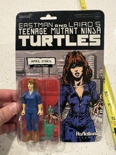 Super7 ReAction TMNT Comic April O   Neil Action Figure New Mutant Ninja Turtles