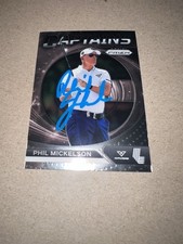 Phil Mickelson Signed 2024 Panini Prizm Captains Trading Card (81) LIV Proof