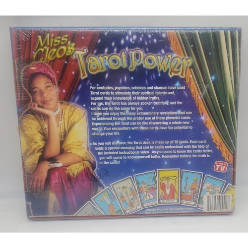 Miss Cleo's Tarot Power Collectors Edition Tarot Card Deck & Instructional Video - Picture 2 of 2