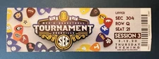 SEC Basketball Tournament Ticket 3/12 2020 Phantom Texas A&M Missouri Arkansas