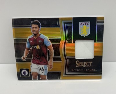 2023-24 Panini Select EPL Select Memorabilia Boubacar Kamara Gold /10