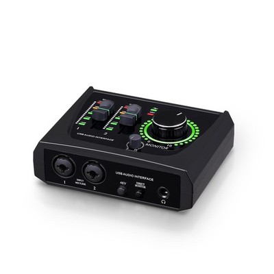 mini 2 Channel USB Audio Interface for Recording, Streaming and Podcasting, w...