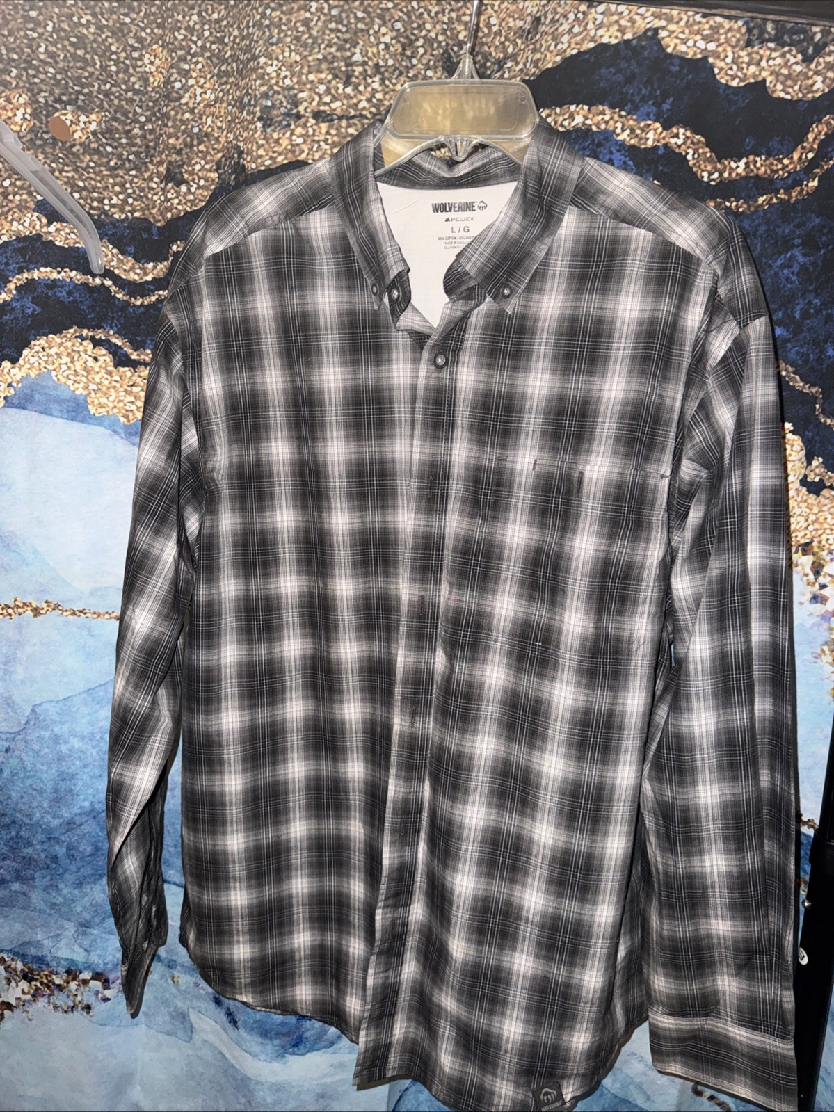 Wolverine Pc Wig Large Button-Down Long Sleeve - image 4