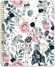 Spiral Notebook - Notebooks Bound, 8.5"  11",  White