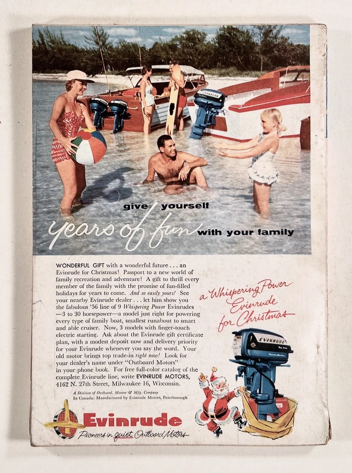 1955 Dec POPULAR SCIENCE Detroit '56 new cars JET FLYING BOATS new televisions - Image 2 of 4