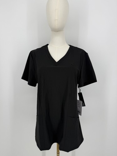 Infinity Scrubs Cherokee Women's 2 Pocket V-Neck Top Medium Size IN647A Black