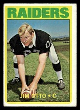 1972 Topps Jim Otto (HOF) #86 - Oakland Raiders