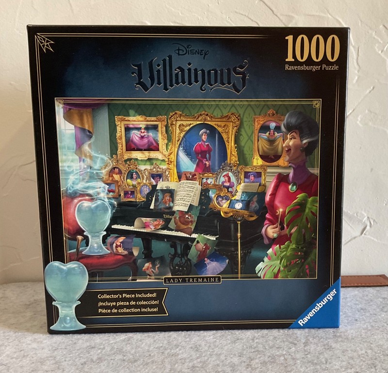 RAVENSBURGER Villainous Lady Tremaina 1000pc puzzle NO collectors pc