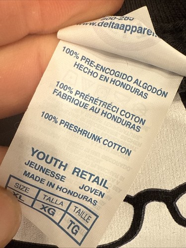 Gildan 2 sided Skeleton Youth Shirt Size XL - Picture 2 of 3
