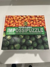Impossipuzzle Double Sided Jigsaw Baked Beans Brussel Sprouts Pattern Brand New