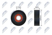 Original NTY Spannrolle Keilrippenriemen RNK-CH-043 für Chrysler Dodge Jeep RAM