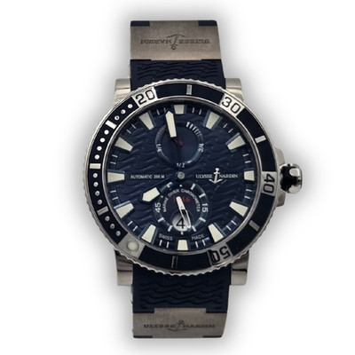 Ulysse Nardin Maxi Marine Diver Titanium Blue Dial 45mm 263-90