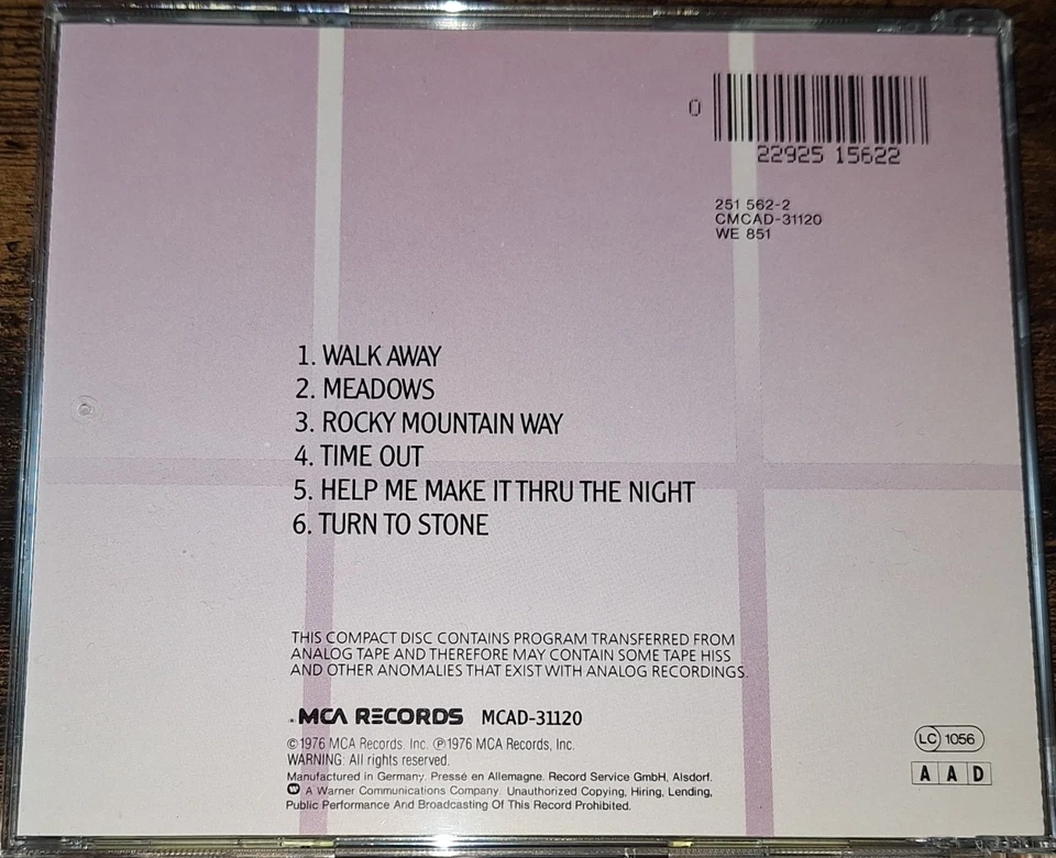 JOE WALSH ex James Gang/ Eagles - YOU CAN'T ARGUE WITH A SICK MIND  CD - Bild 2 von 2