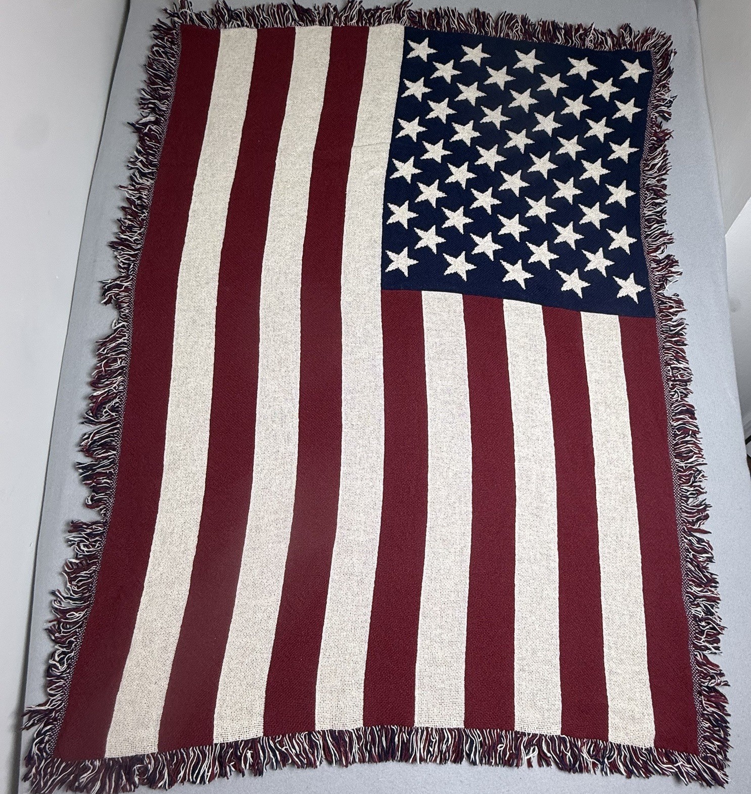 Patriotic Rug Madein Usa Cotton