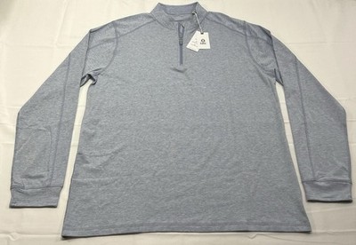 Tasc Performance Pullover Shirt Mens XL Blue Carrollton 1/4 Zip Athletic NWT