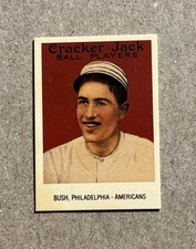 Bullet Joe Bush 1993 Borden Cracker Jack #24 Reprint 1915 Philadelphia