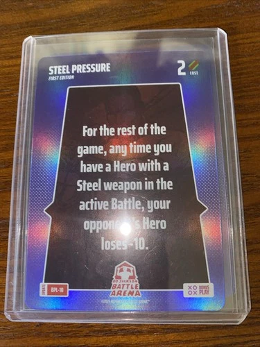 Bo Jackson Battle Arena 🔥SSP🔥 First Edition Steel Pressure BPL-10