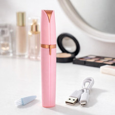 USB Rechargeable Electric Eyebrow Trimmer Women Portable Precision Hair Remover