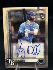 2025 Topps Chrome | Rookie Auto Logan Driscoll #RA-LDR (RC) Rays