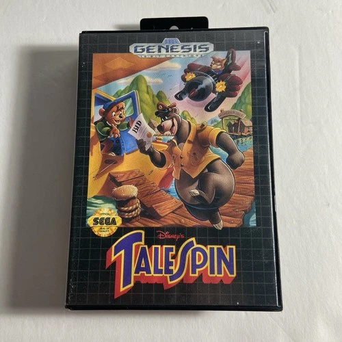 Disney's TaleSpin (Sega Genesis, 1992) Complete in Box With Manual - Works great