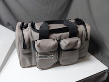 Grey Padded Camera Bag Multiple Compartments,few Stains