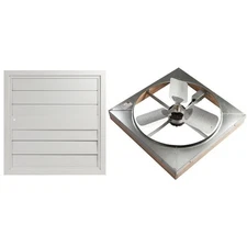 4500 CFM 24 In. Direct Drive Whole House Fan With Shutter