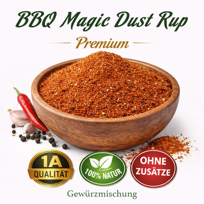 BBQ Magic Dust Rub 1kg Gewürzzubereitung 1A Qualität 100% Naturbelassen