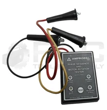 AMPROBE PRM-1 PHASE SEQUENCE AND MOTOR ROTATION TESTER 9V MN1604