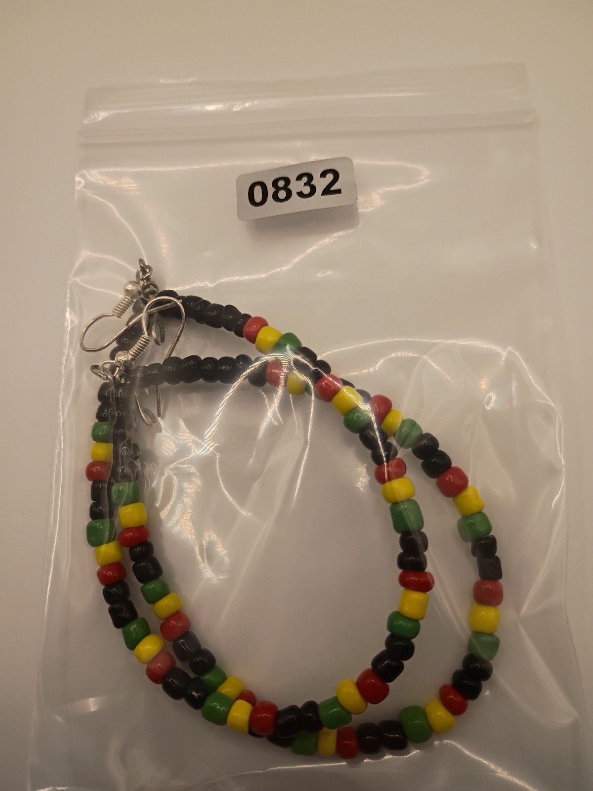 Vintage Statement Beaded Teardrop Multi Color Ras… - image 6