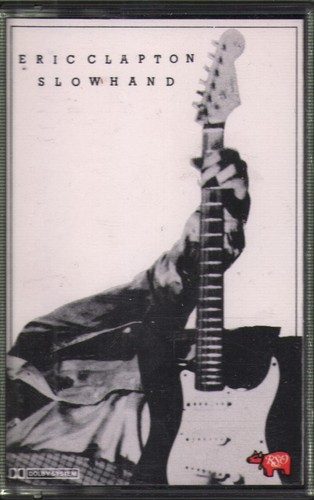 Eric Clapton Slowhand cassette UK Rso 1977 reissue cassette with red RSO logo