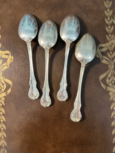 Towle Old Master 4 Sterling Silver Serving Spoons 8 3/4"