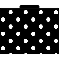 File Folders Black & White Dots on sale File Folders Black & White Dots on sale