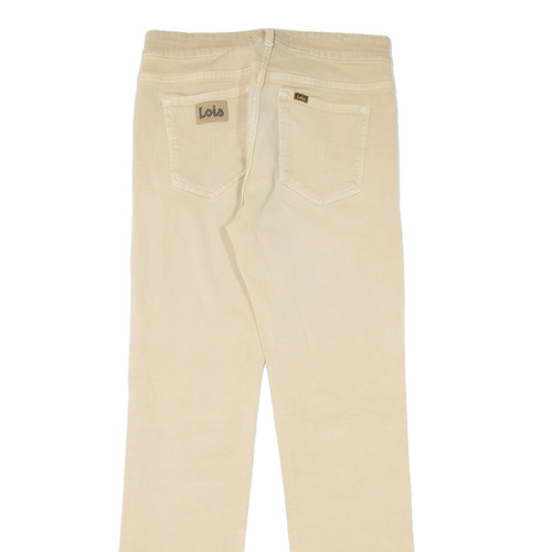 Pantalones de mezclilla para hombre LOIS Marvin beige ajustados rectos W30 L32 - Imagen 4 de 6