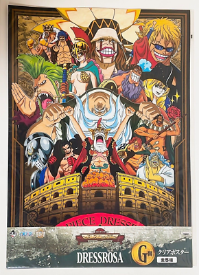 One Piece Dressrosa Ichiban kuji Clear Poster Donquixote, Do