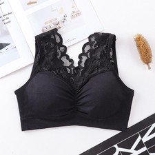 Push Up Comfort Super Elastischer Atmungsaktiver Spitzen Bh C5h0 Ebay