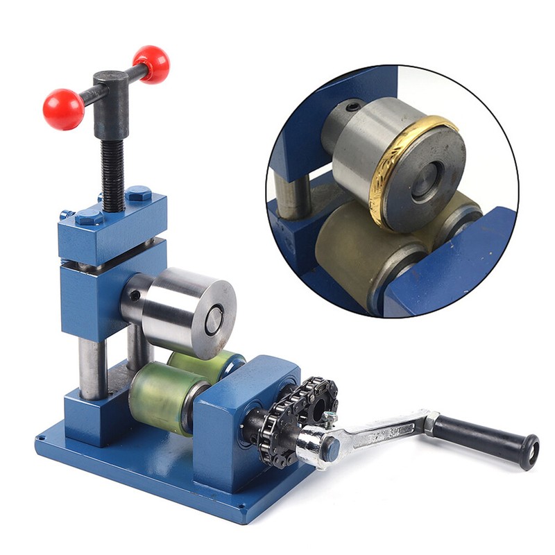 Hand Crank Ring Bracelet Press Bending Machine Making Tool Jewelry Ring Bender