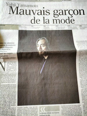 DIE WELT 5. November 2008 - Yohji YAMAMOTO, Special MONTPELLIER, SCHOTTLAND