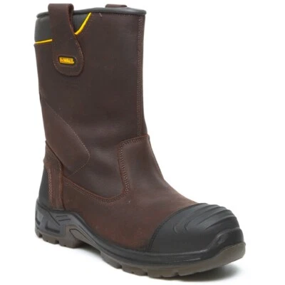 Dewalt Millington Pro Lightweight Waterproof Composite Safety Rigger Boots Brown - Image 1 of 4