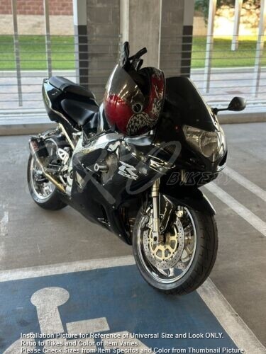 GSXR Fairing Decal Kit - 3D Vinyl S Logo & Letters, 2-Tone Black/Gold, 6.25" Emblem 5 thumbnail image
