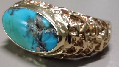 VTG. SOLID GOLD (18K) STAMP 66.61 % (15K) W/ASSAY REPORT RING FITS SZ. 9.5